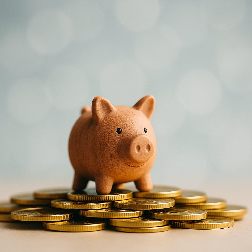 arrastre fiscal monedas piggy bank